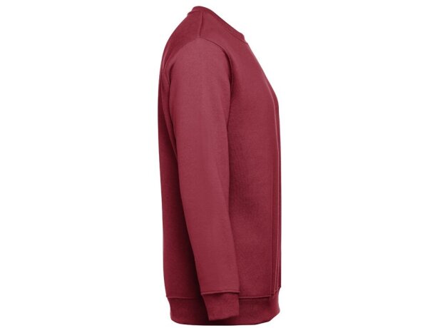 Sudadera Delta unisex de algodón y poliéster con interior cardado Burdeos detalle 32