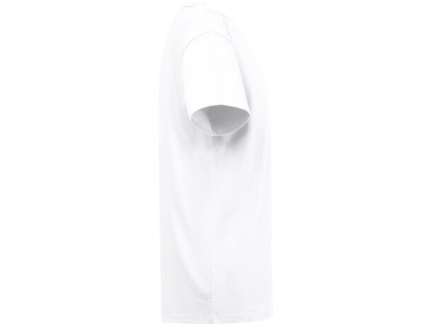 Camiseta Sofia regular blanca de algodón sostenible para mujer Blanco detalle 3