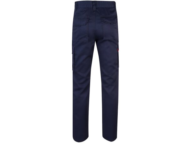 Pantalón lugh multibolsillos elástico con bolsillos de fuelle Azul marino detalle 12