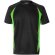 Camiseta técnica ojo de pájaro bicolor VL Slayer Negro/Verde