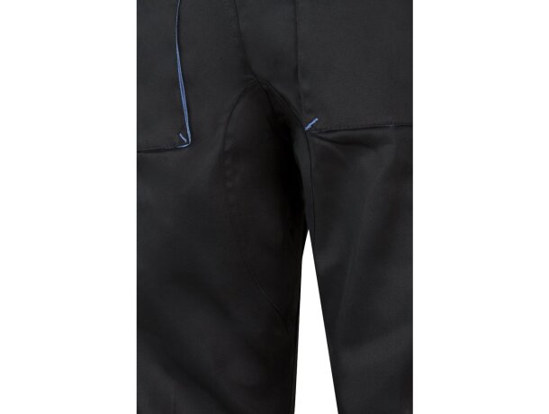 Pantalón de sarga multibolsillos bicolor VL Hypnos Negro/Azul claro detalle 51