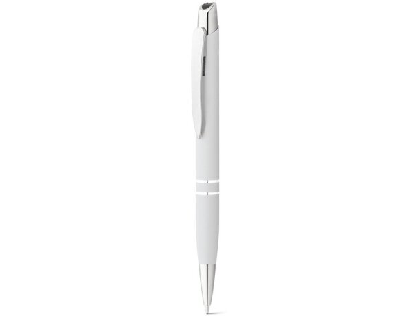 Bolígrafo de aluminio MARIETA SOFT. Blanco detalle 8