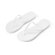 Zapatillas Maupiti L/XL con suela de pe y tira de pvc Blanco