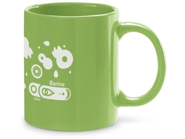 Taza Barine de cerámica 350 mL Verde claro detalle 1