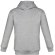 Sudadera Phoenix Kids con capucha para niños, algodón y poliéster Gris claro matizado detalle 3