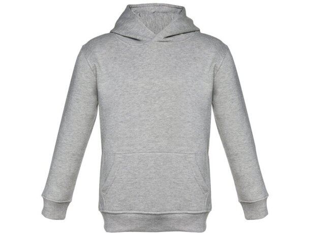 Sudadera Phoenix Kids con capucha para niños, algodón y poliéster Gris claro matizado detalle 3