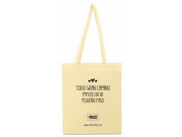 Bolsa color crudo para serigrafia