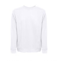 Sudadera unisex Colombo en algodón blanco 240g