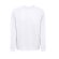 Sudadera unisex Colombo en algodón blanco 240g