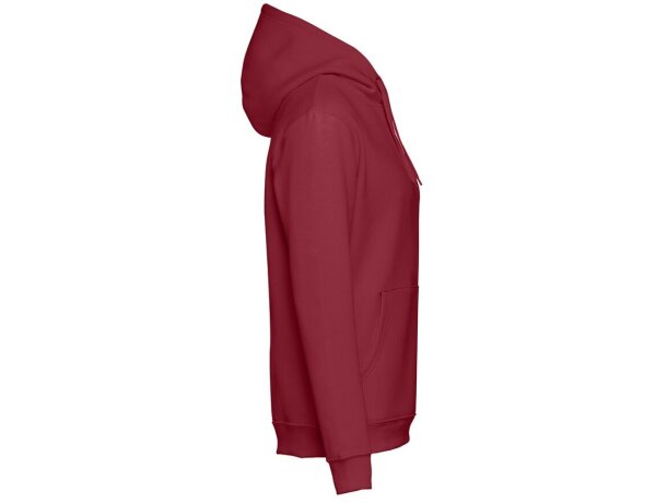 Sudadera unisex con capucha phoenix en algodón y poliéster Burdeos detalle 71