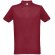 Polo berlin piqué de hombre con cuello y mangas en canalé Burdeos detalle 11