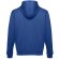 Sudadera Moscow unisex con capucha, bolsillo marsupial y cordones Azul royal detalle 23