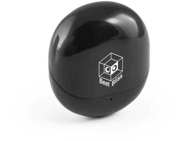 Auriculares inalámbricos burton en abs reciclado bluetooth 5.3 Negro detalle 10