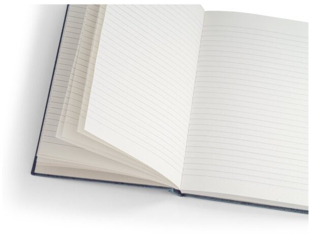 Libretas personalizadas cascarilla de cafe Hi!dea Coffeepad Rigid Azul detalle 11