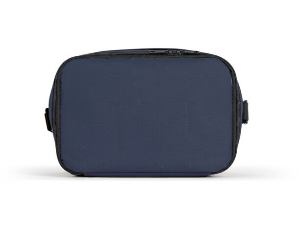 Bolsa térmica Cancun poliéster reciclado 600D con interior PEVA Azul detalle 15