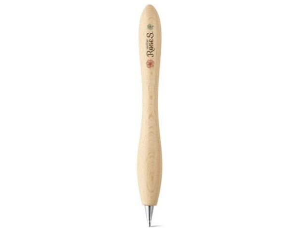 Bolígrafo ligero de madera con tapa natural claro