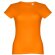 Camisetas manga corta corte entallado de algodón 150 g/m2 Thc Sofia Naranja detalle 42