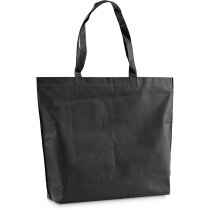 Bolsa de la compra termosellada negra personalizado