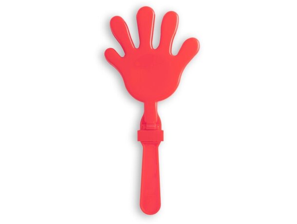 Aplaudidores Clappy con forma de mano Rojo detalle 6