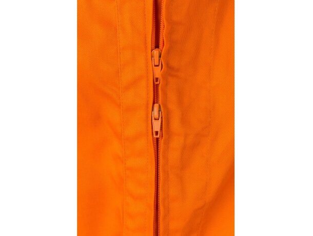 Mono de sarga yama con cremallera doble cursor y bolsillos Naranja detalle 14