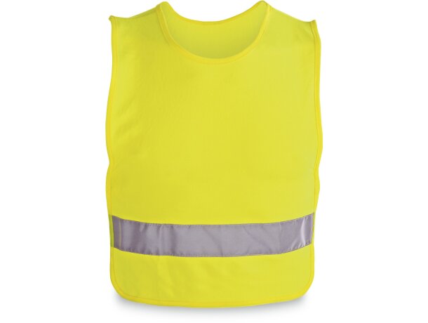 Chaleco de alta visibilidad para niños personalizado amarillo Chaleco de alta visibilidad para niños personalizado amarillo