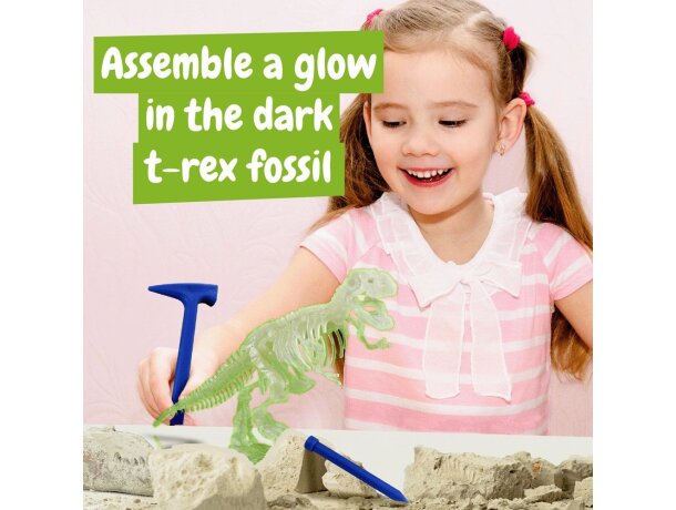 Kit de excavación fossil excavation kit i para niños Multicolor detalle 4