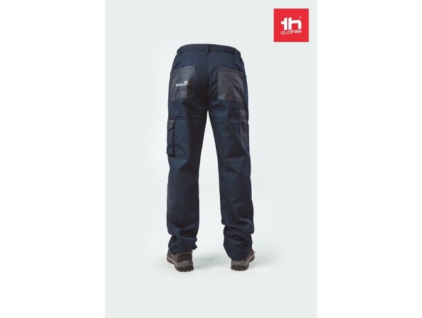 Pantalones de trabajo Warsaw con detalles reflectantes Azul marino detalle 8