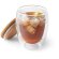 Taza de cristal con tapa de bambú 350ml Hi!dea Ecuador 350 Natural detalle 1