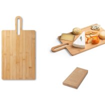 Tabla bambú natural asa integrada Caraway servir