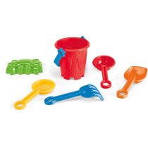 Cubo de playa Vallarta con 5 accesorios infantiles