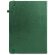 Agenda b5 waters en pu al agua con papel fsc certificado Verde oscuro detalle 6