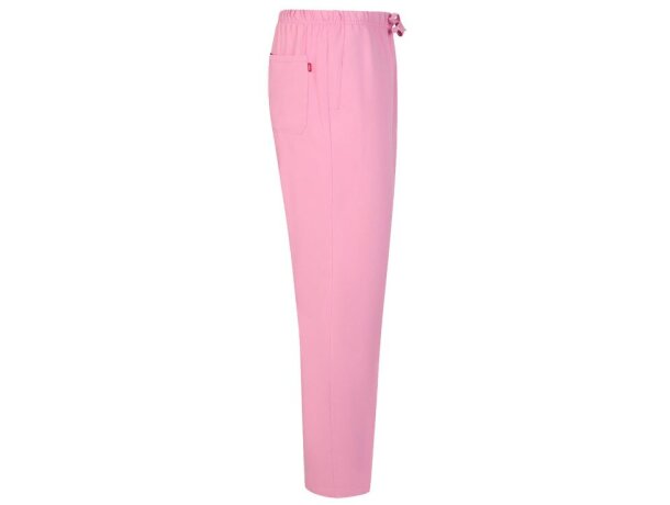 Pantalon freyr microfibra repelente a líquidos unisex sanitario Rosa detalle 62