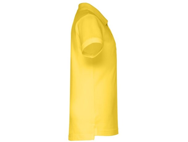 Polo Adam Kids de algodón para niños con cuello canalé Amarillo detalle 18