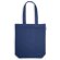Bolsa algodón poliéster reciclado asas largas 220 g/m2 Hi!dea Azul detalle 11