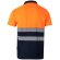 Polo alta visibilidad Cupid Large bicolor manga corta 4XL 5XL Azul marino/Naranja detalle 15