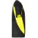 Camiseta técnica ojo de pájaro bicolor VL Slayer Negro/Amarillo detalle 27
