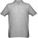 Polo Adam de algodón piqué cardado con cuello canalé Gris claro matizado detalle 11