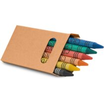 Caja con seis ceras personalizada Caja con seis ceras personalizada
