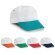 Gorra en poliester sencilla con visera color personalizada