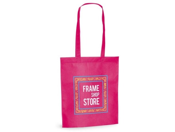Bolsa de feria de varios colores rosa