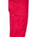 Pantalón lugh multibolsillos elástico con bolsillos de fuelle Rojo detalle 41