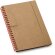 libreta con boligrafo a5 en carton reciclado personalizada roja