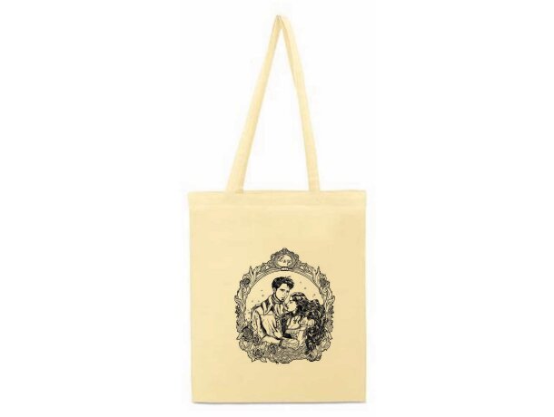 Bolsa color crudo para serigrafia