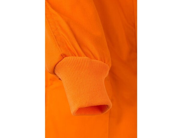 Mono de sarga yama con cremallera doble cursor y bolsillos Naranja detalle 15