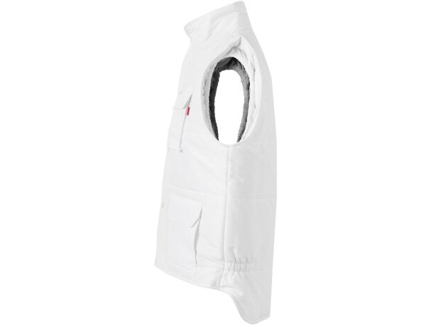 Chaleco acolchado multibolsillos Vl Mefitis poliéster 220 g/m² Blanco detalle 23