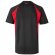 Camiseta técnica ojo de pájaro bicolor VL Slayer Negro/Rojo detalle 10