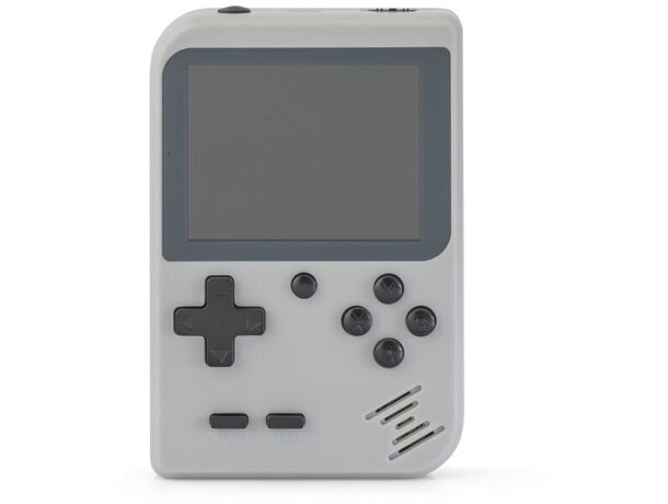 Consola retro portátil Bowser con 256 títulos clásicos Gris detalle 3