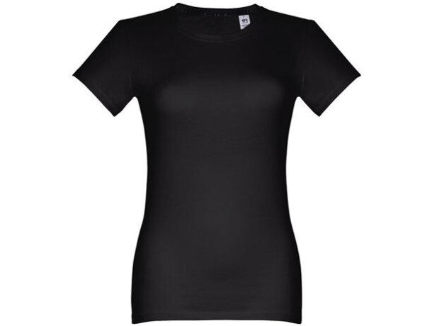 Camisetas con logotipo THC Ankara Women entalladas algodón Negro detalle 41