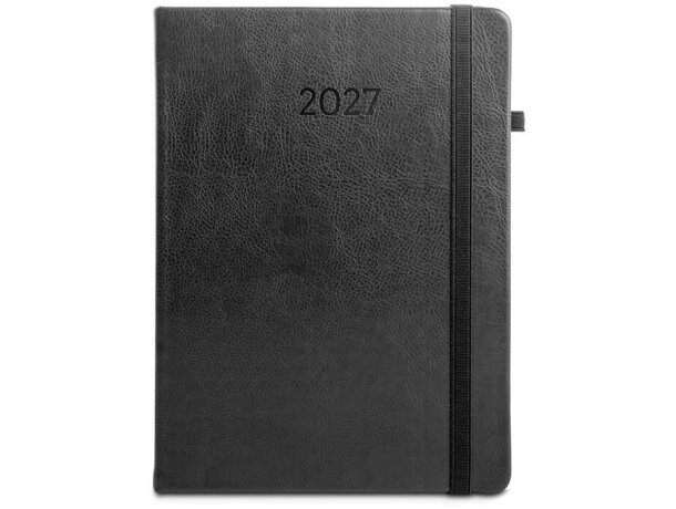 Agenda b5 waters en pu al agua con papel fsc certificado Negro detalle 10