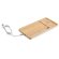 Organizador con cargador de escritorio de bambú Hi!dea Mott Natural detalle 3